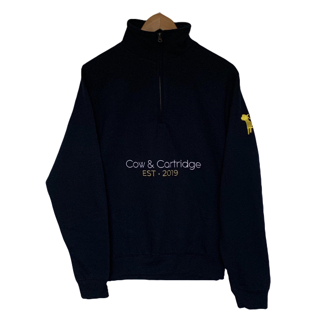 The Unisex Glemsford Quarter Zip (Navy)